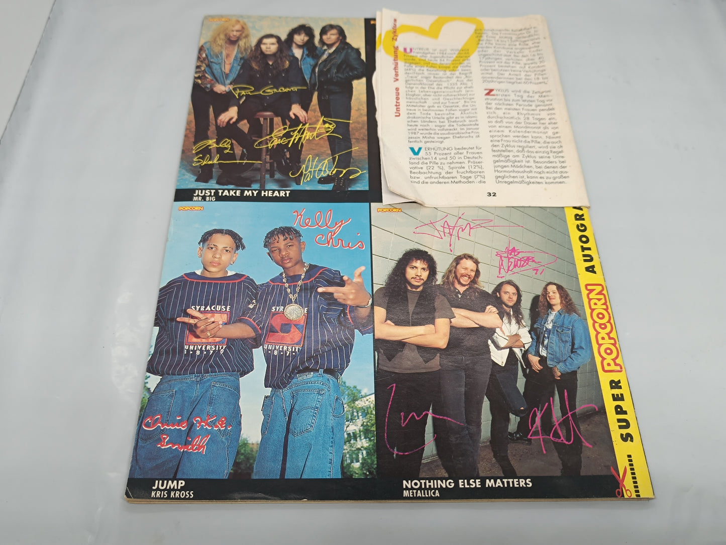 Magazine Popcorn 7/1992 Kris Kross, Roxette