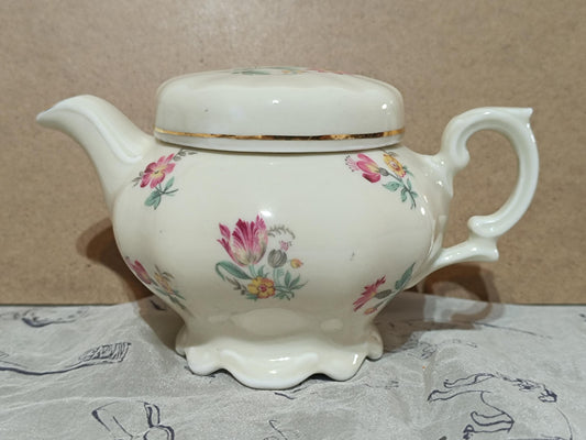 Kronester Bavaria milk jug with lid, antique porcelain __etsy:7981034151