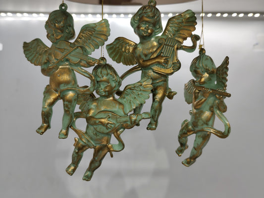 4 Angels Plastic Ornaments Decoration