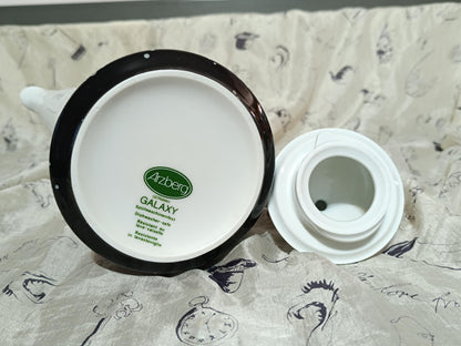 Arzberg Galaxy black coffee pot with lid __etsy:7960677023
