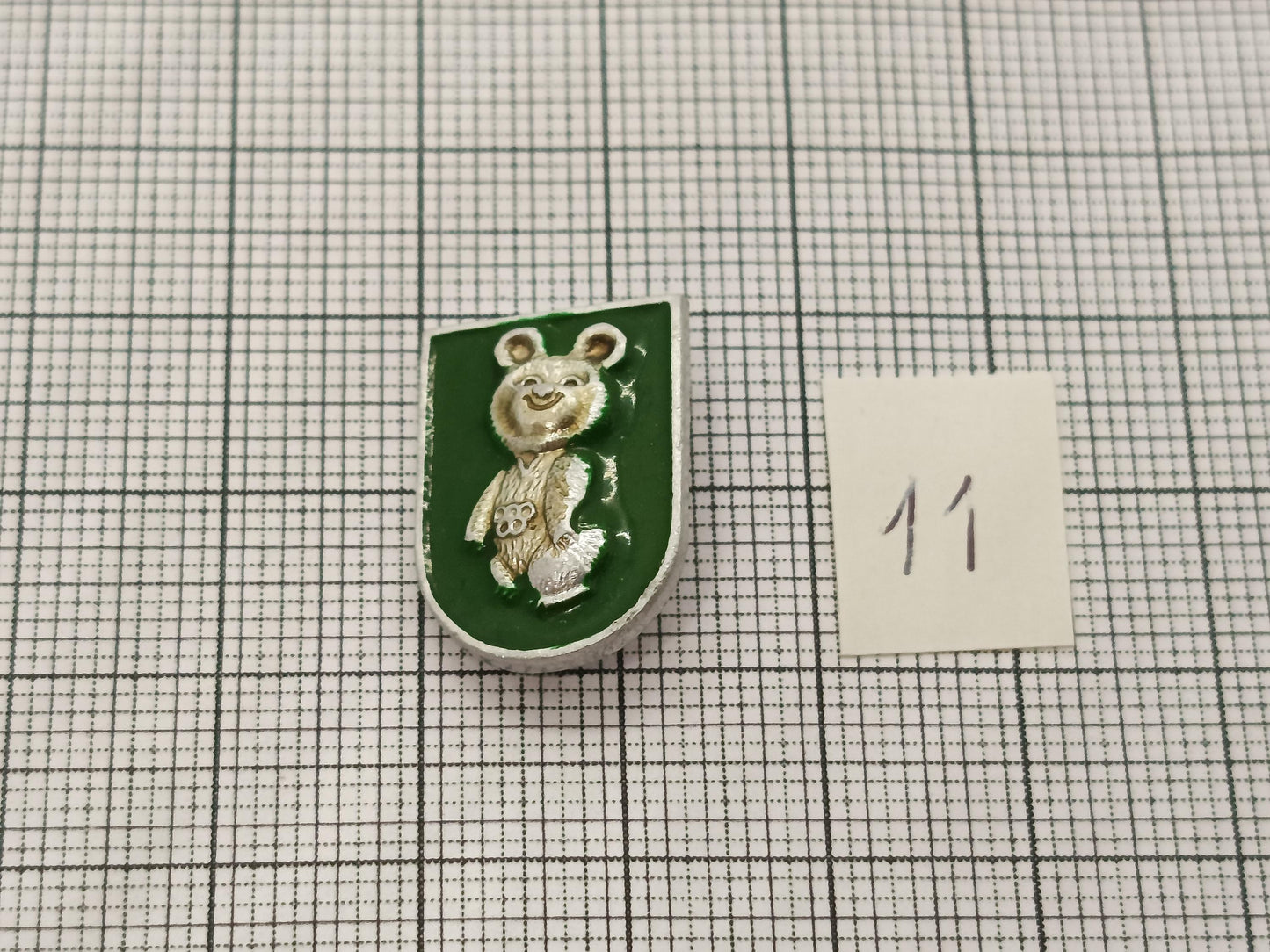 Different Pin Badge Misha 1980 Olympic games (etsy image id: 7401057261)