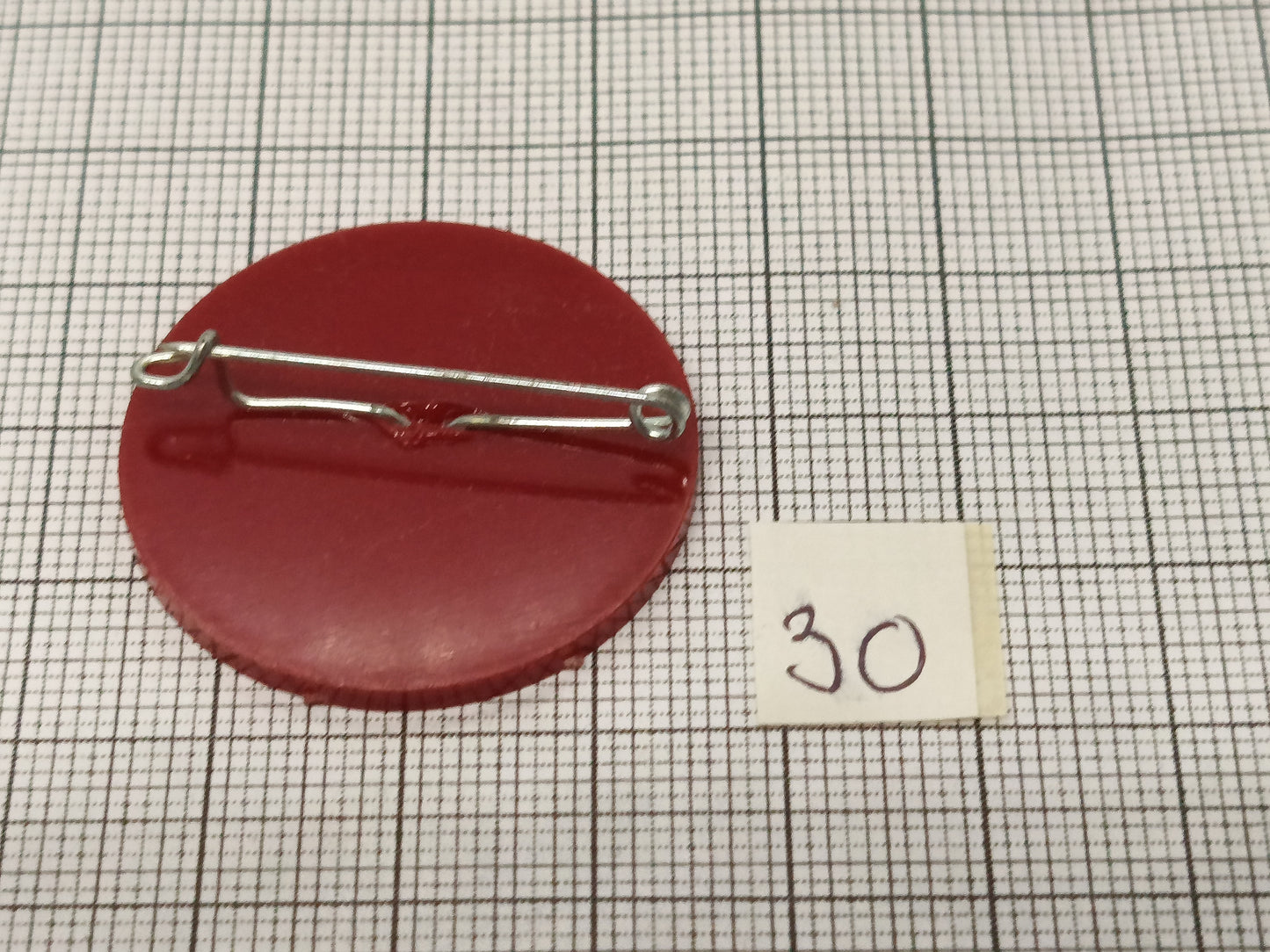 Pin Badge Ich lese Β.Α.Κ. #30