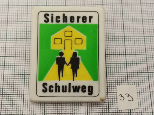 Pin Badge Sicherer Schulweg #33
