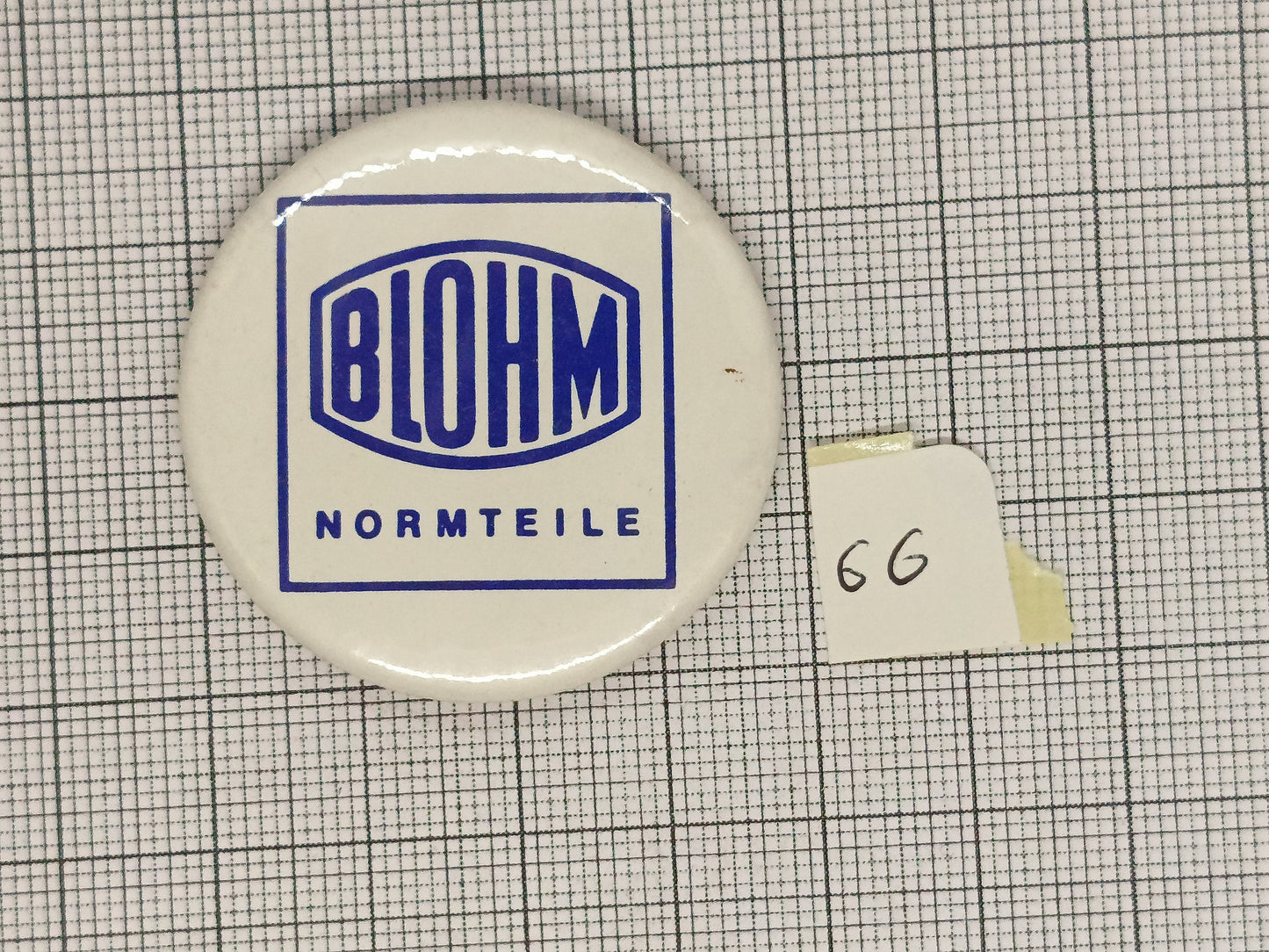 Pin Badge Blohm Normteile #66