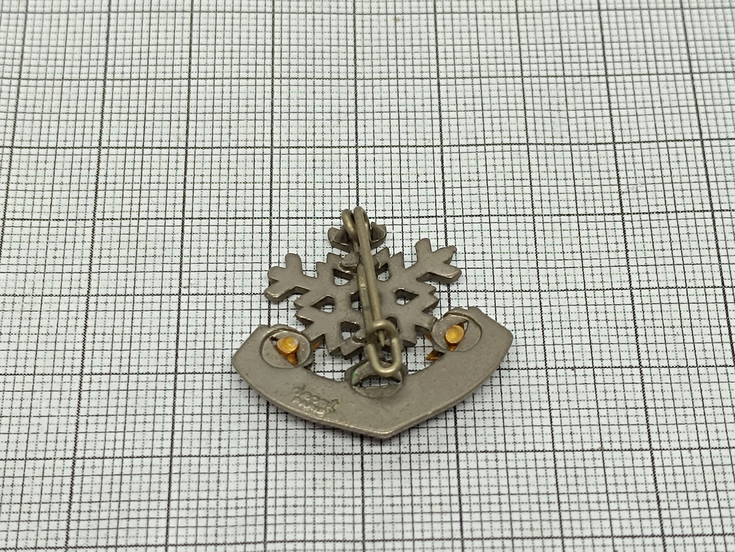 Pin Badge E.S.F. French Ski School Snowflake