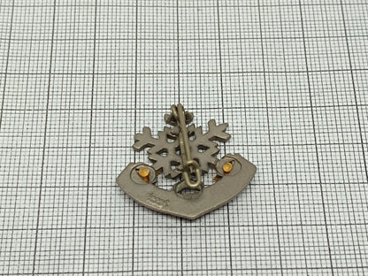 Pin Badge E.S.F. French Ski School Snowflake