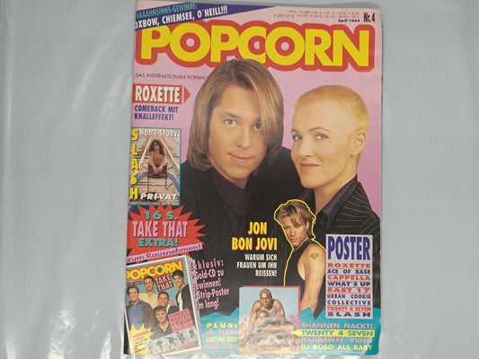 Magazine Popcorn 4/1994 Roxette, Ace of Base
