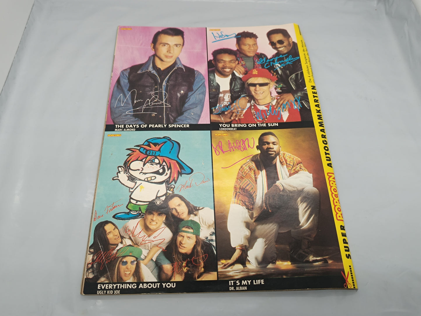 Magazine Popcorn 8/1992 Poster BatMan