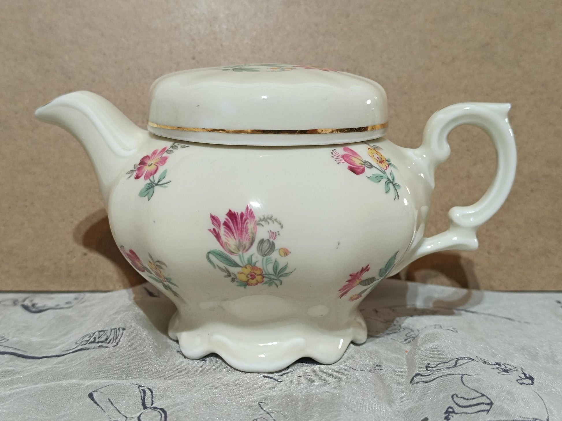 Kronester Bavaria milk jug with lid, antique porcelain __etsy:7981034151