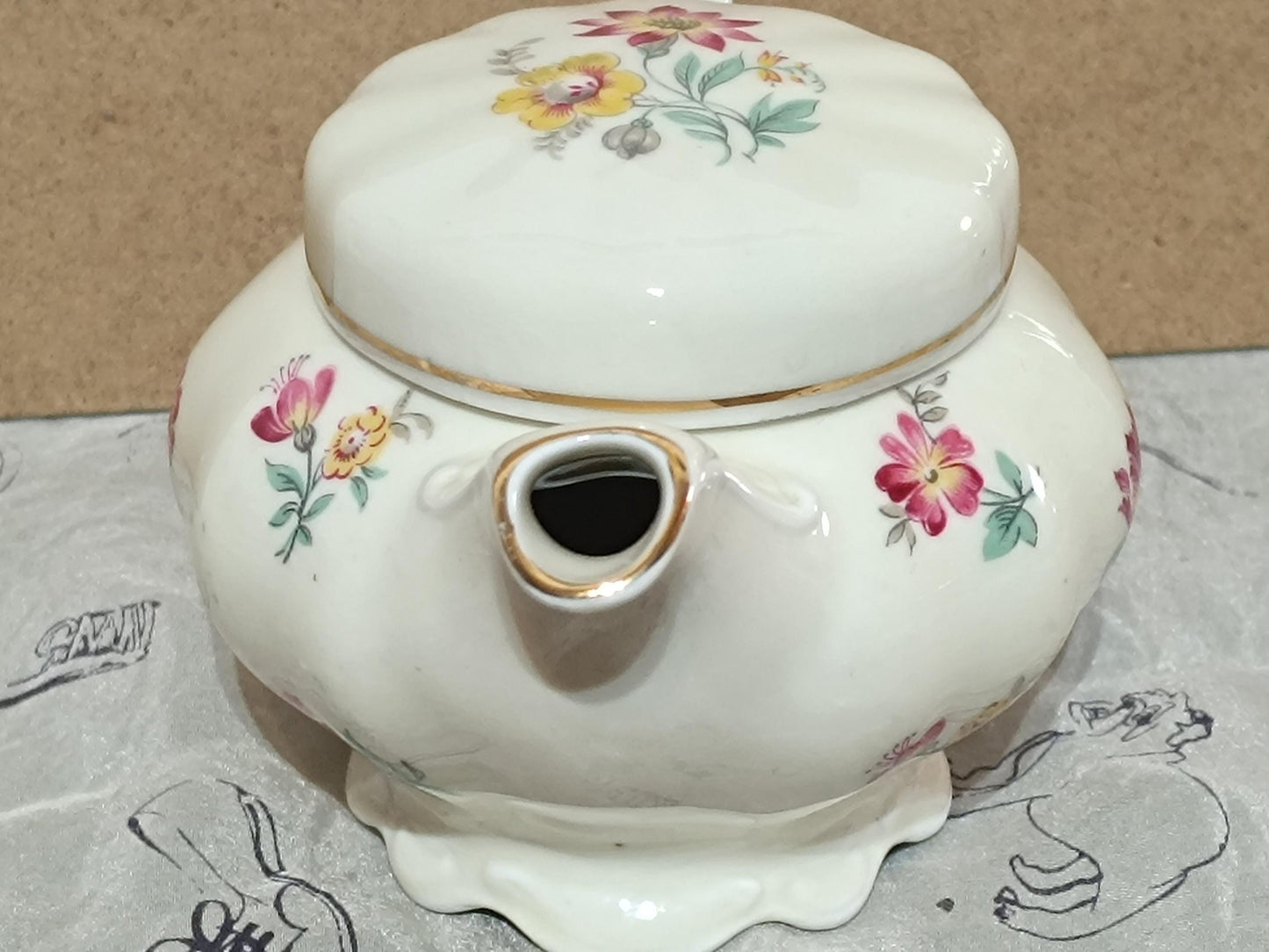 Kronester Bavaria milk jug with lid, antique porcelain __etsy:7933078426
