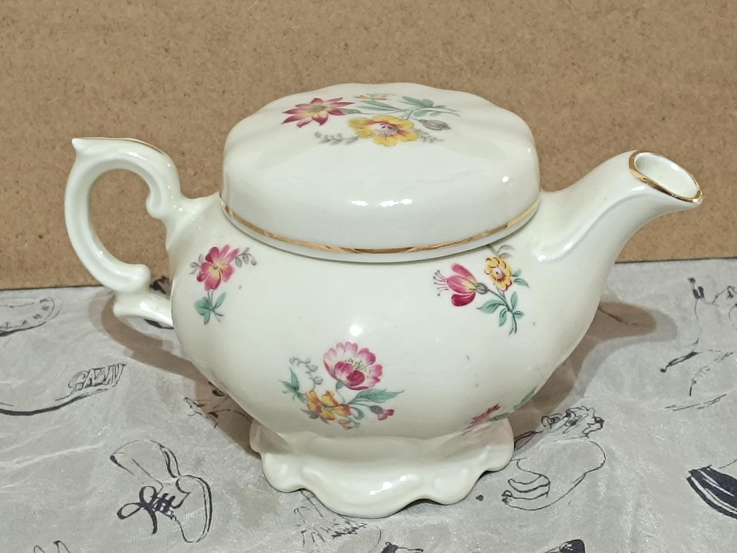 Kronester Bavaria milk jug with lid, antique porcelain __etsy:7933078430