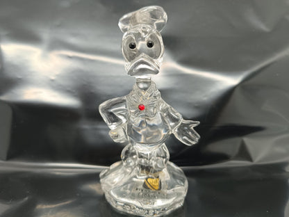 Lead Crystal figurine Disney Donald 10 cm Imperatore Cristallo 30 Pbo