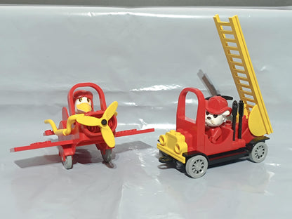 Lego Fabuland Fair Engine and Sandy's Airplane __etsy:7901396205