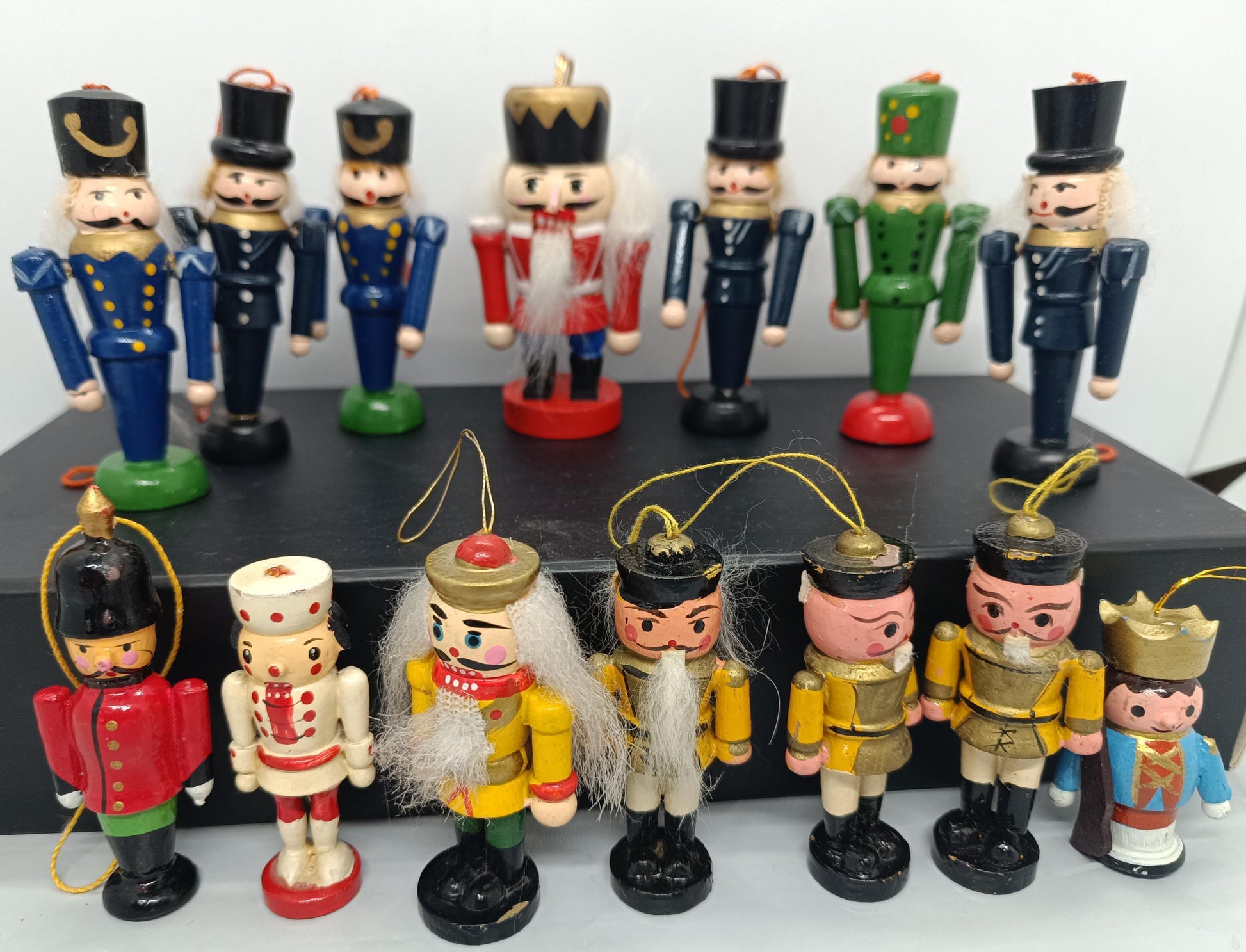 Lot of 14 Wooden Soldier Ornaments (etsy image id: 7122026338)