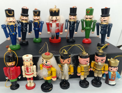 Lot of 14 Wooden Soldier Ornaments (etsy image id: 7122026338)