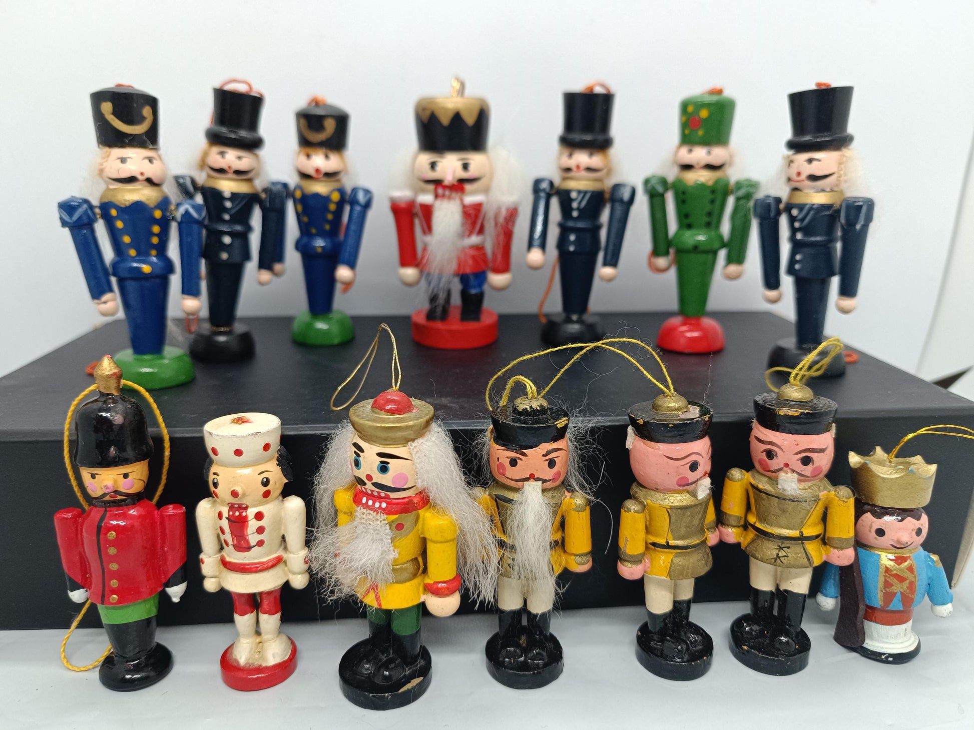Lot of 14 Wooden Soldier Ornaments (etsy image id: 7169989789)