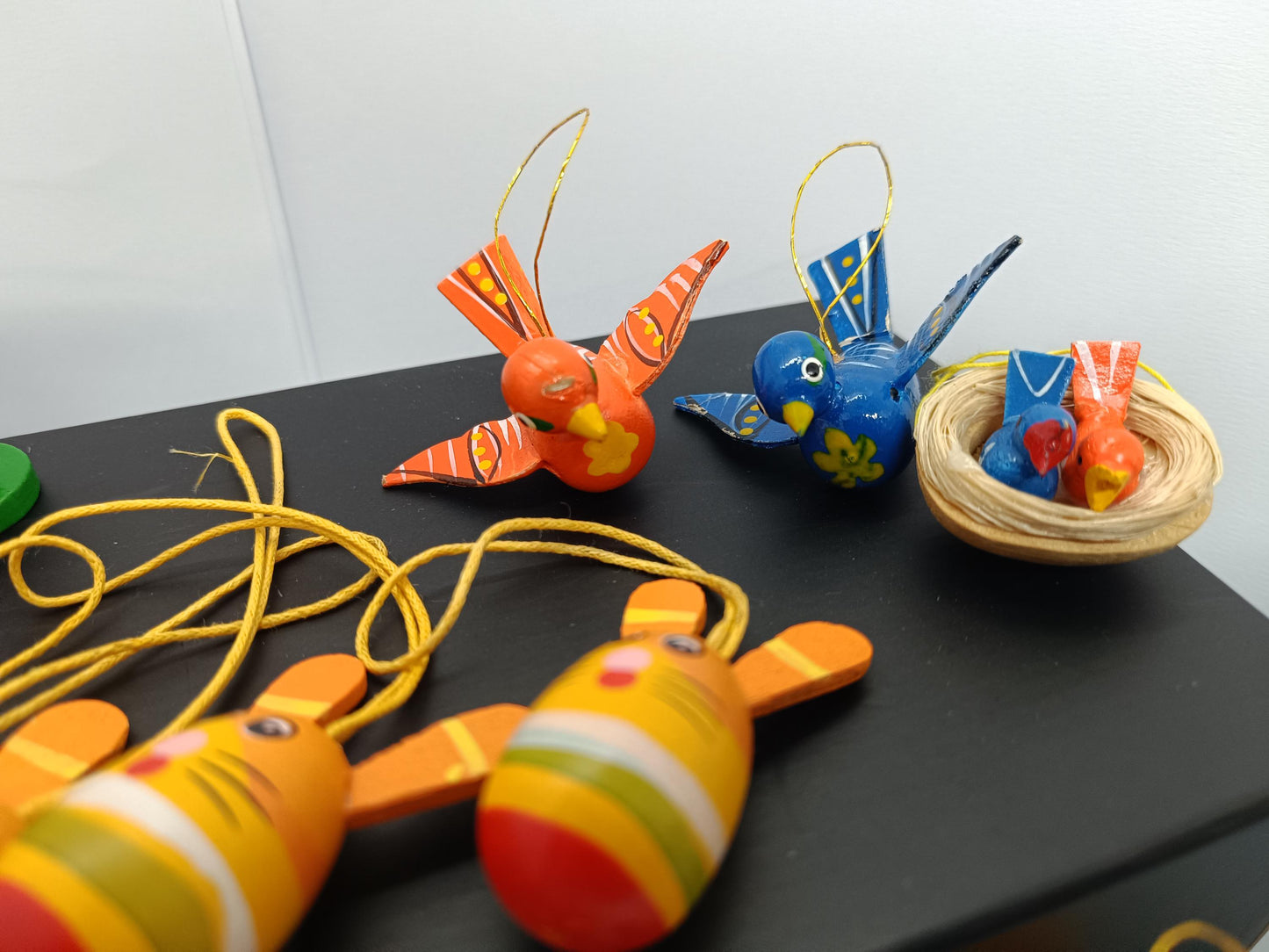 Mix of Vintage Easter Ornaments Chicks Eggs Rabbits (etsy image id: 7696260514)
