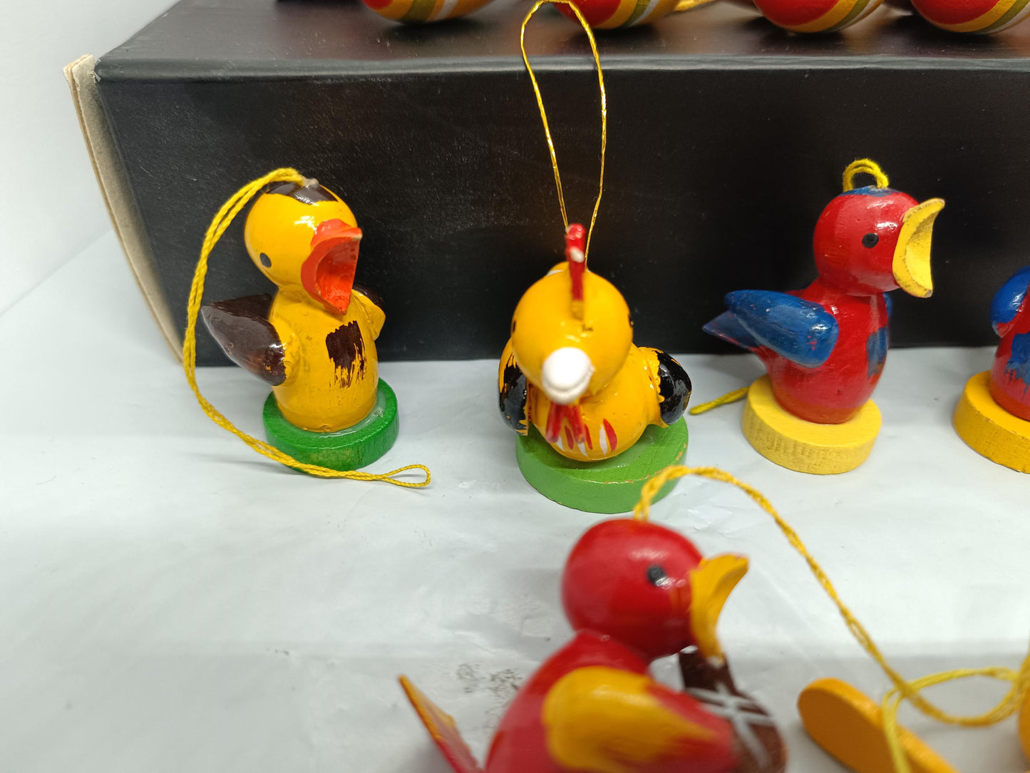 Mix of Vintage Easter Ornaments Chicks Eggs Rabbits (etsy image id: 7744206221)