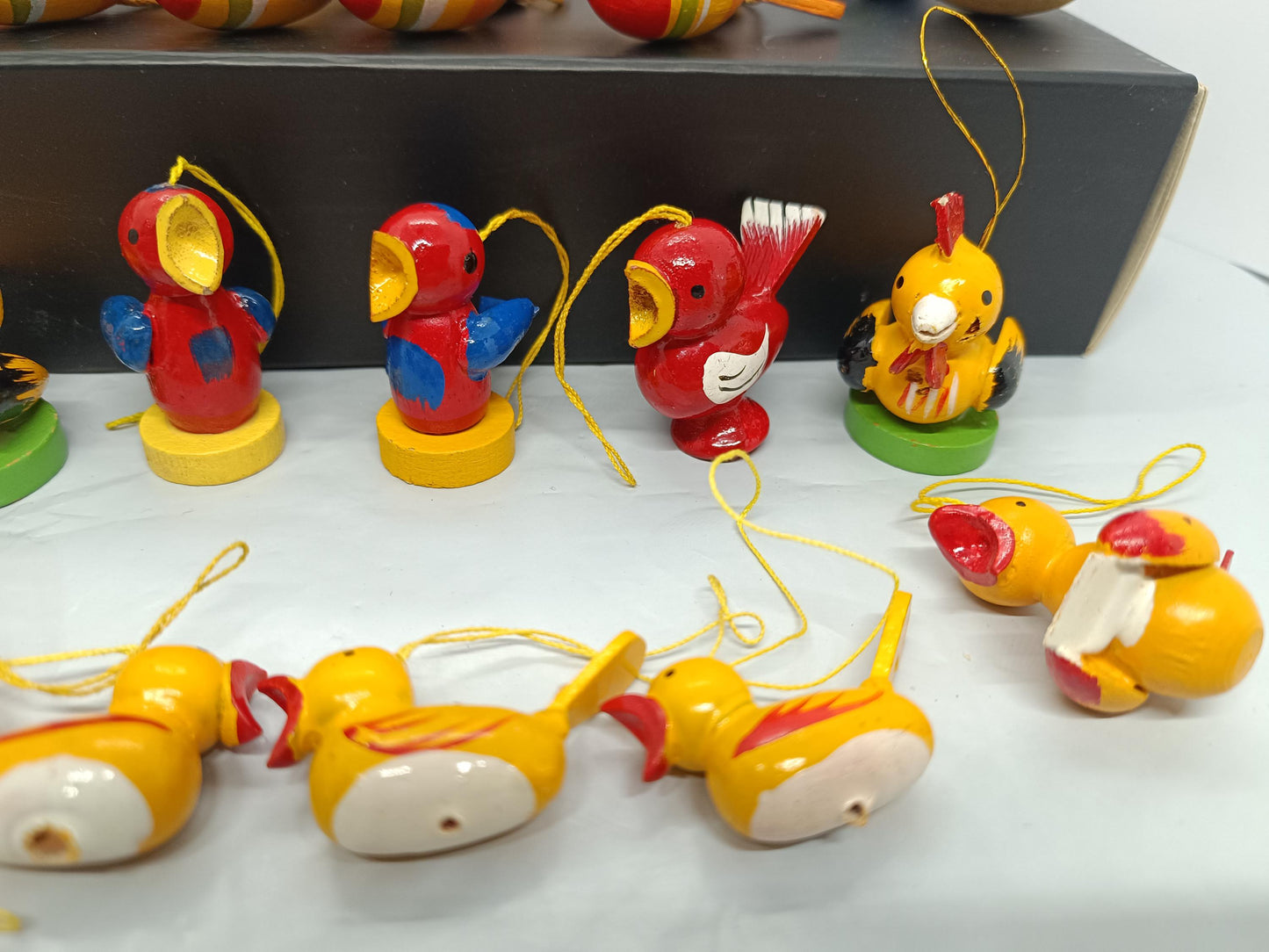Mix of Vintage Easter Ornaments Chicks Eggs Rabbits (etsy image id: 7696260518)