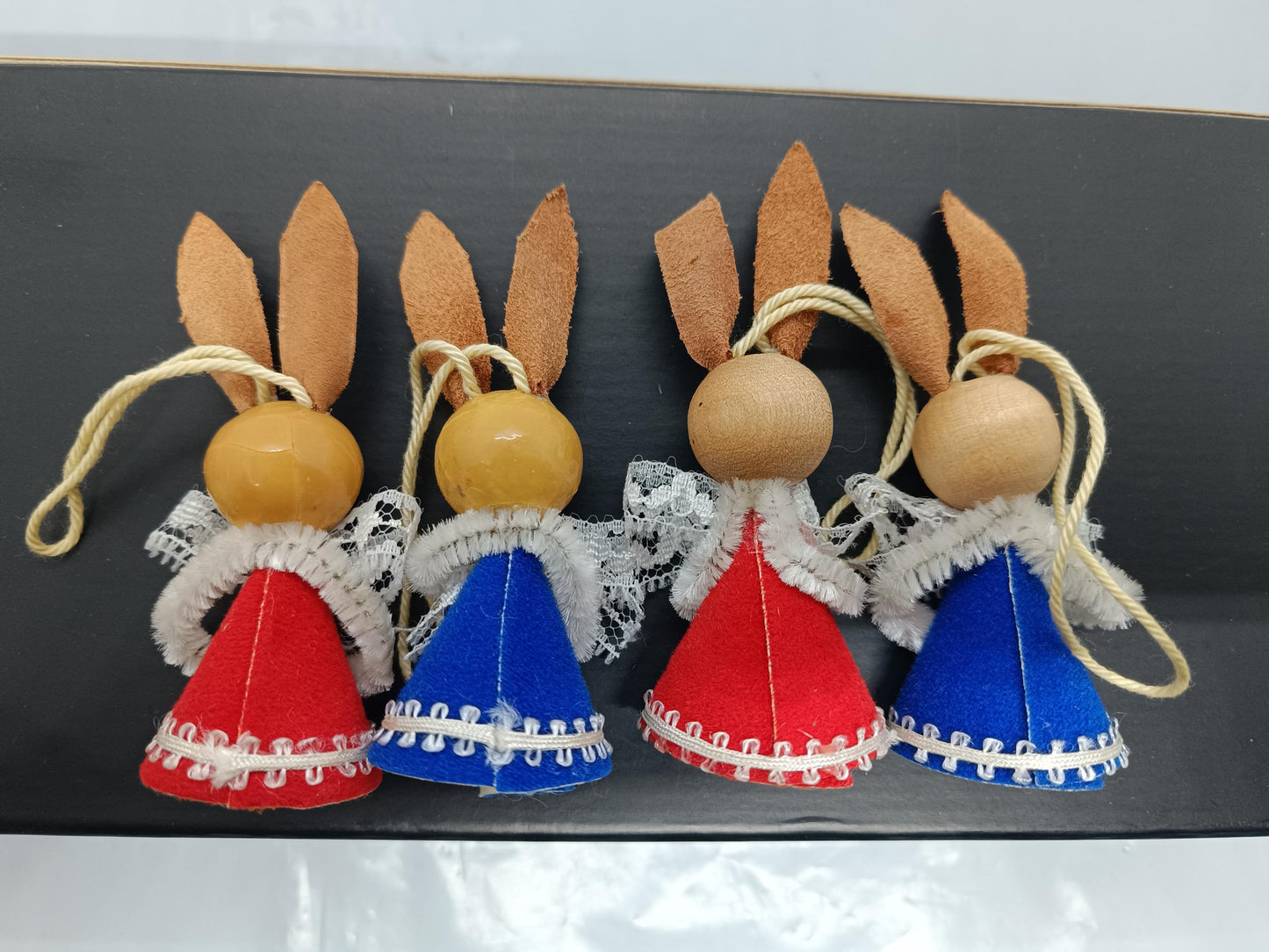 Mix of Vintage Easter Ornaments Erzgebirge Hand Made Eggs Rabbits (etsy image id: 7696184850)