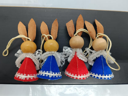 Mix of Vintage Easter Ornaments Erzgebirge Hand Made Eggs Rabbits (etsy image id: 7696184850)
