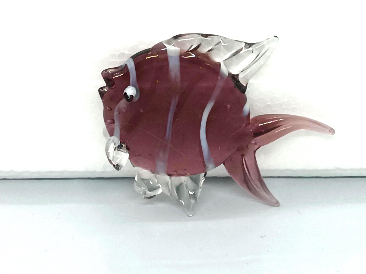 Small Glass Figurines Fish Bell Turtle __etsy:7919298450