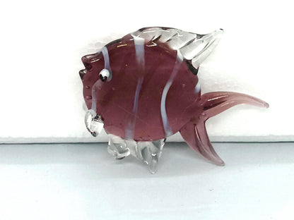 Small Glass Figurines Fish Bell Turtle __etsy:7919298450