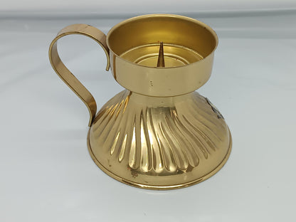 Vintage Candlestick Massive Messing SKS 60's West Germany (etsy image id: 7183157789)