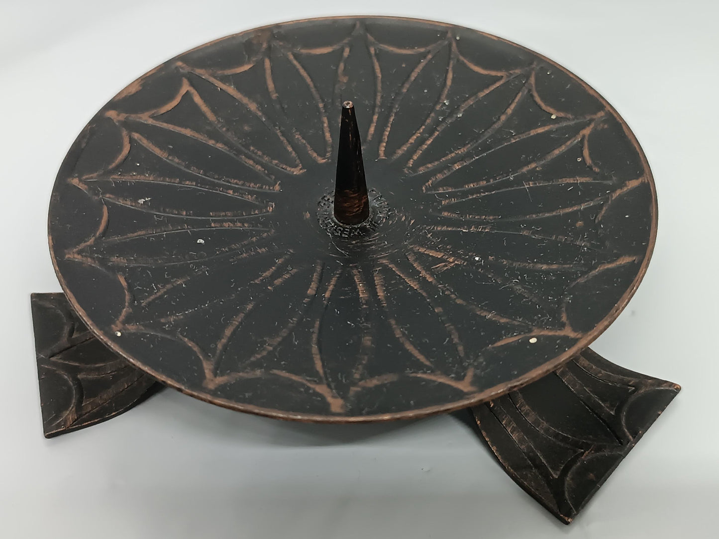 Vintage Candlestick wrought iron 60's West Germany (etsy image id: 7135147716)