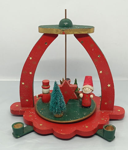 Vintage Christmas Carousel Pyramid (17cm) #14 For Parts __etsy:7380135446