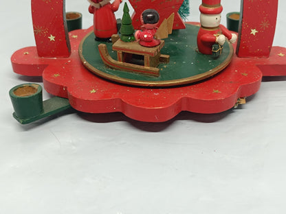 Vintage Christmas Carousel Pyramid (17cm) #14 For Parts __etsy:7428058331