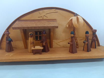 Vintage Christmas Nativity Scene, Candleholders (etsy image id: 7220445222)