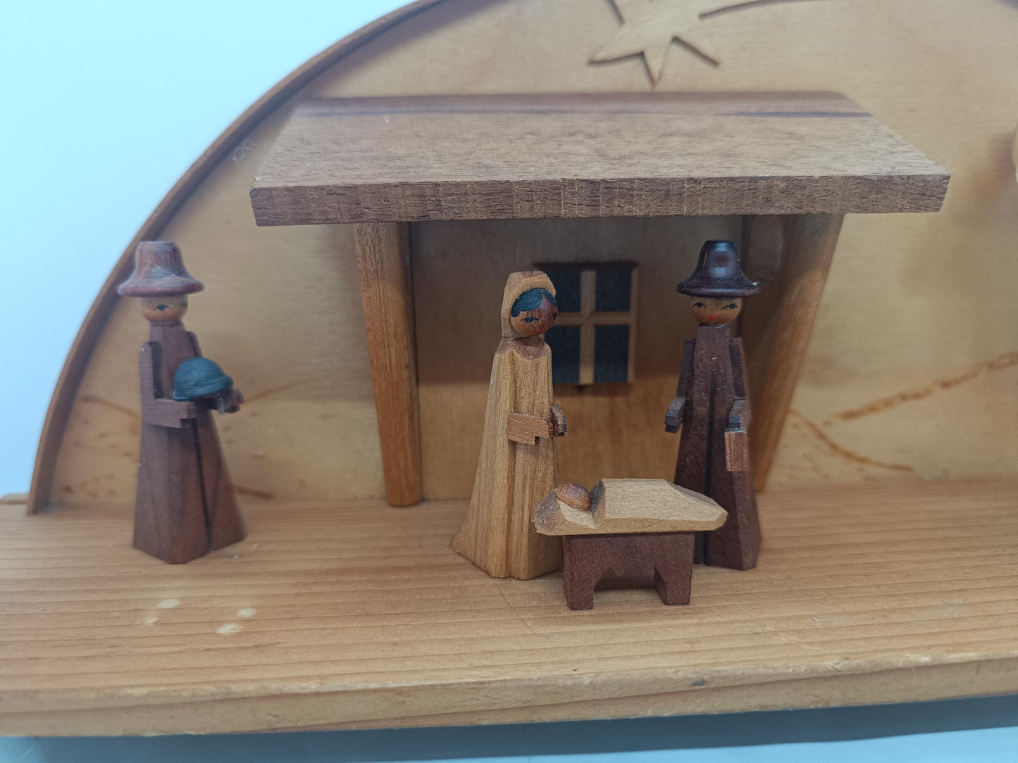 Vintage Christmas Nativity Scene, Candleholders (etsy image id: 7220445218)
