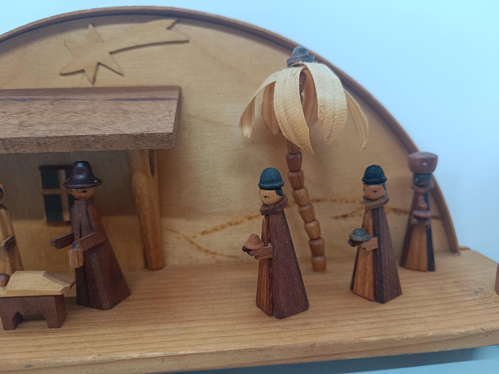 Vintage Christmas Nativity Scene, Candleholders (etsy image id: 7220445228)