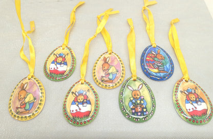 Vintage Easter Porcelain Ornaments Bonbel & Leerdammer __etsy:7803898567