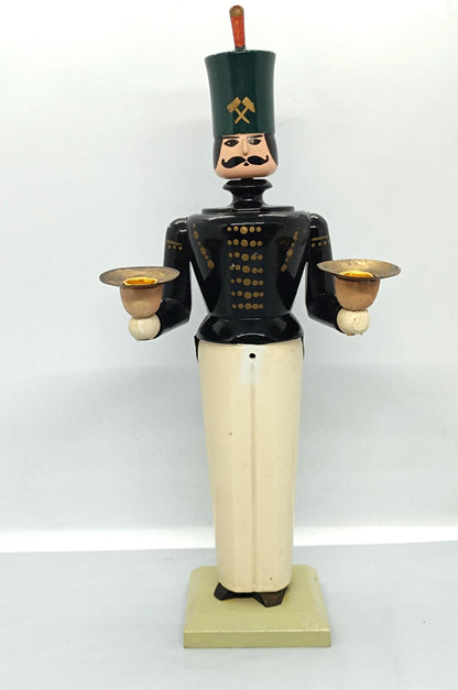 Vintage Erzgebirge Miner Candlestick 29 cm (etsy image id: 7356574247)