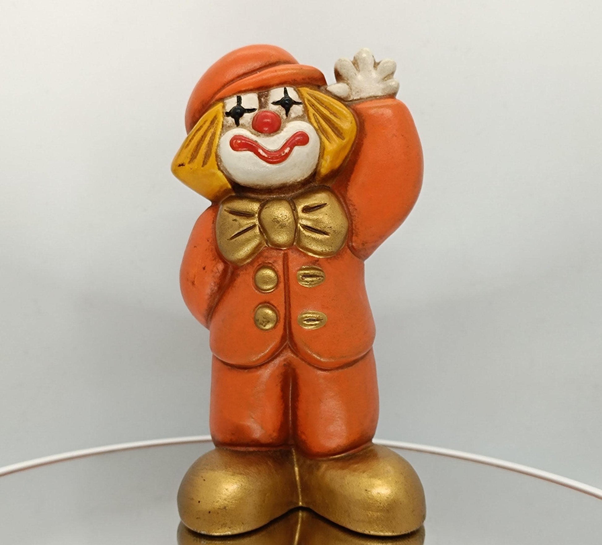 Vintage Figurine Clown Thun __etsy:7163965565