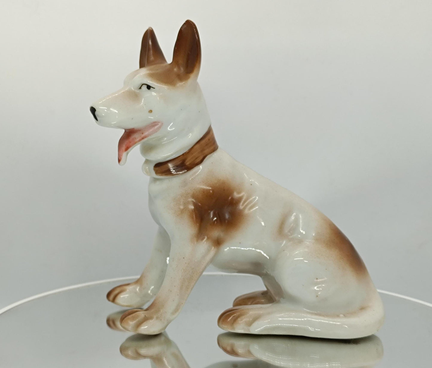 Vintage Figurine German Dog Made in Japan Ceramic __etsy:7162324943