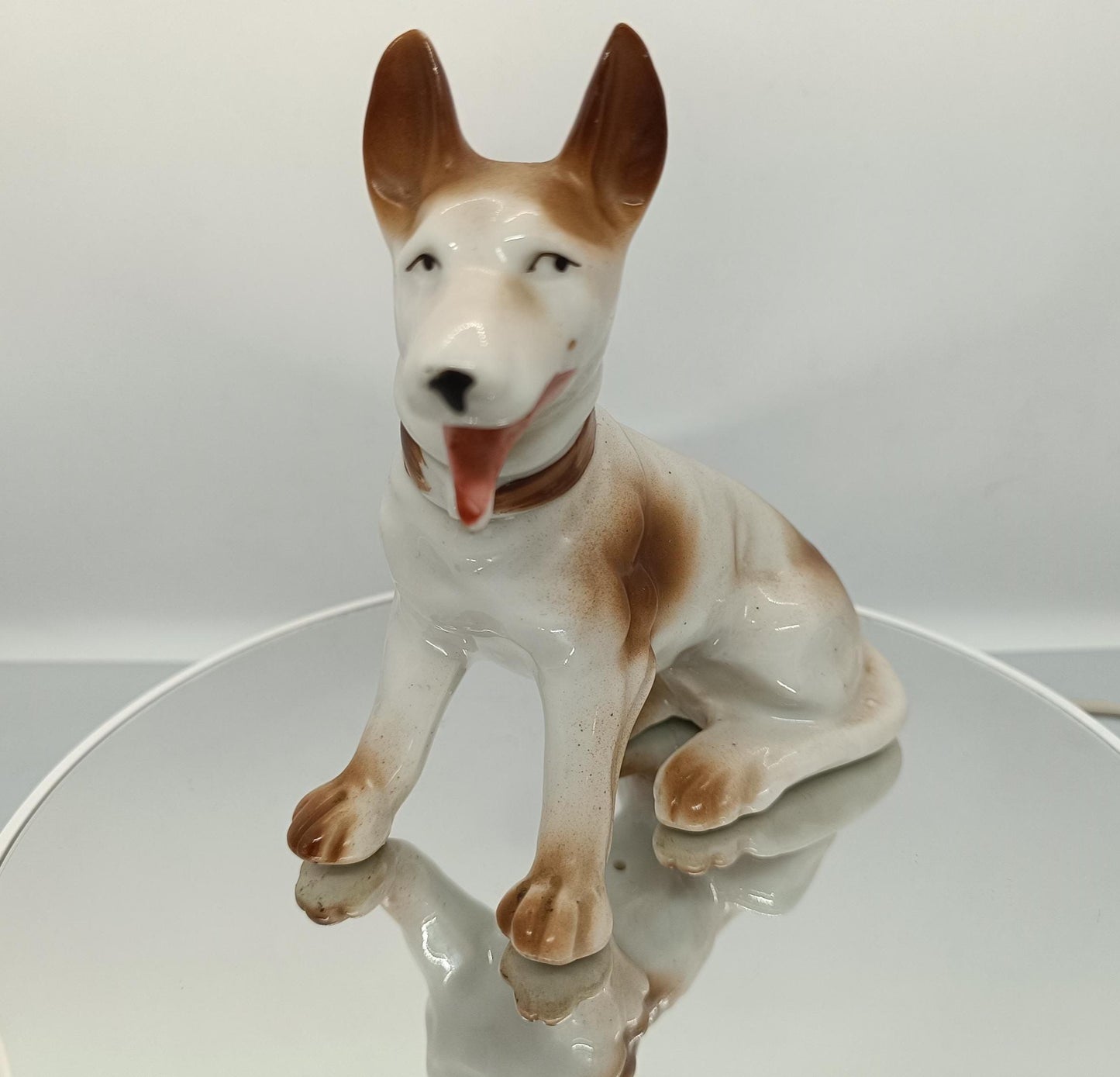 Vintage Figurine German Dog Made in Japan Ceramic __etsy:7162316595