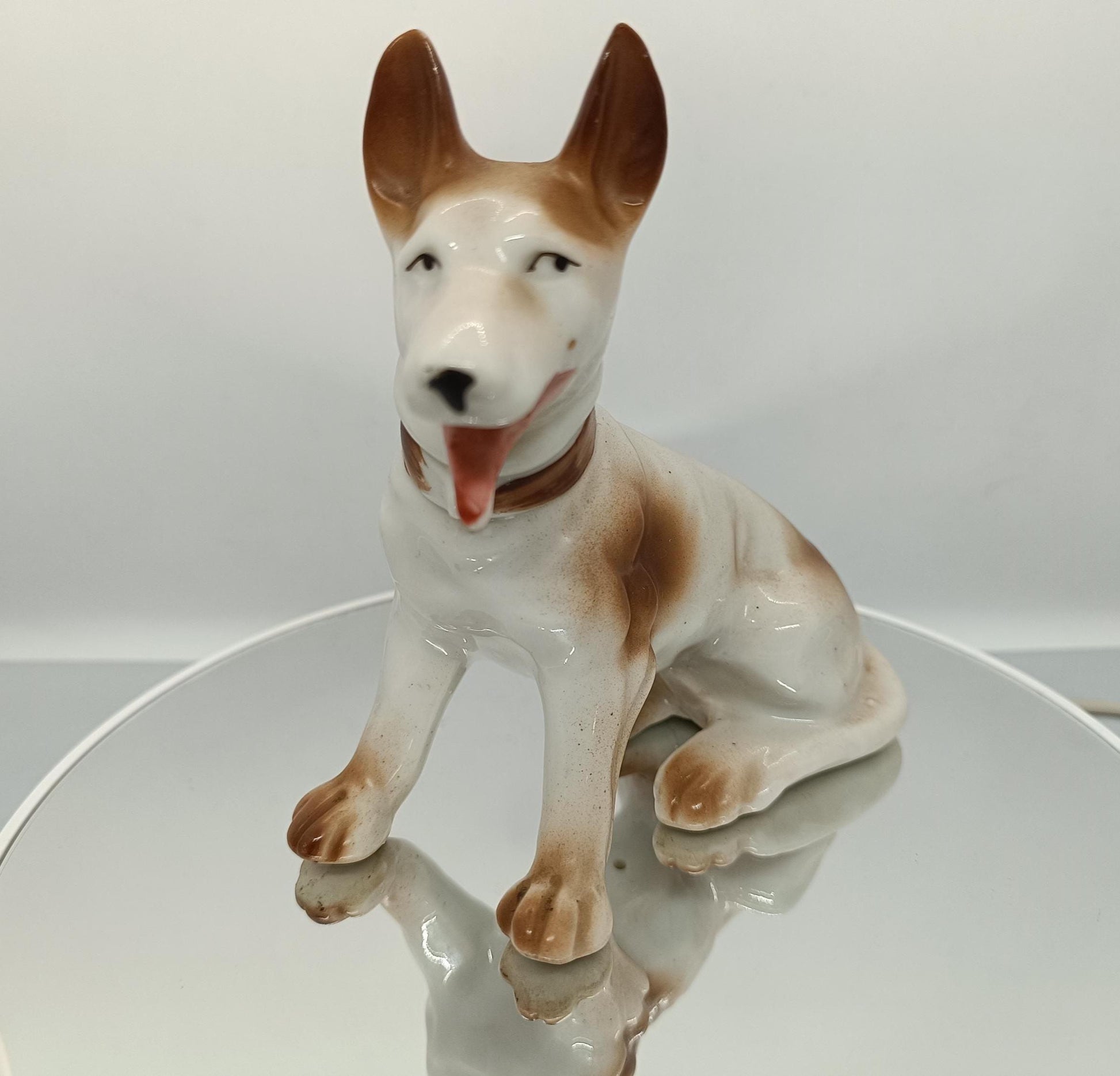 Vintage Figurine German Dog Made in Japan Ceramic __etsy:7162316595