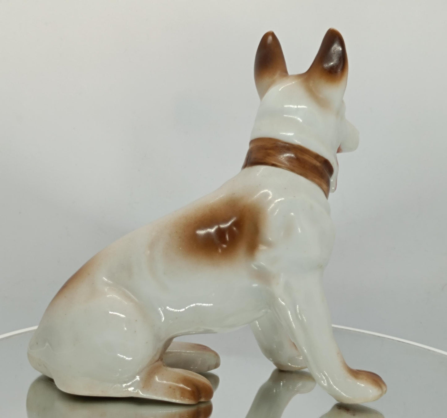 Vintage Figurine German Dog Made in Japan Ceramic __etsy:7114355814