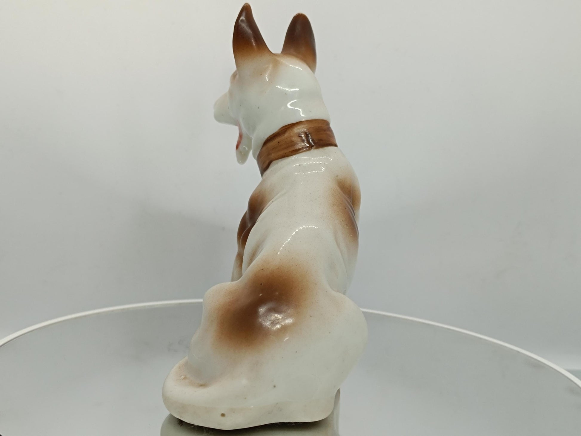 Vintage Figurine German Dog Made in Japan Ceramic __etsy:7114343298