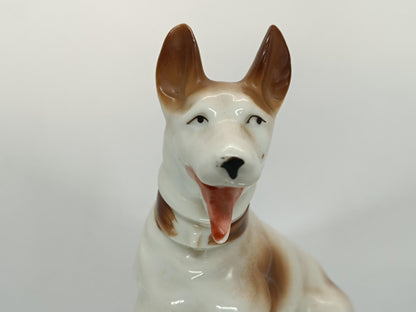 Vintage Figurine German Dog Made in Japan Ceramic __etsy:7162316127