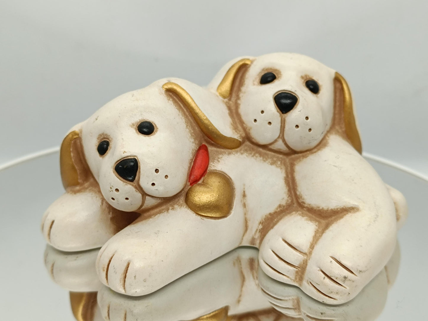 Vintage Figurine Puppies Thun __etsy:7163924395