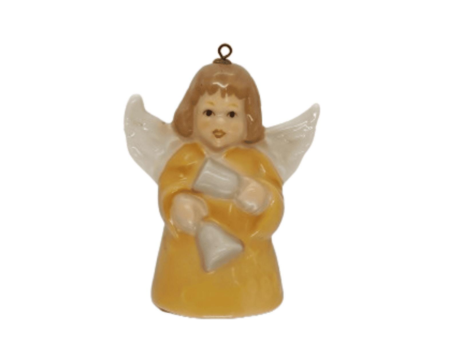 Vintage Goebel Figurine Angel Bell 1986 Ornaments __etsy:7113759092