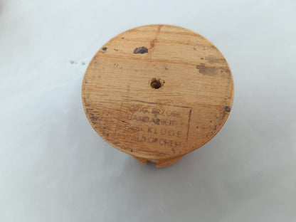 Vintage Natural Wooden Erzgebirge Incense Smoker Night Watchman Raucher 7"