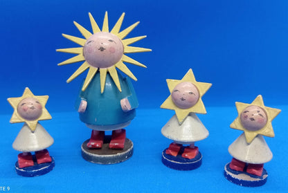 Vintage Weha Kunst Mother Sun and 3 Star Children (etsy image id: 7170764481)