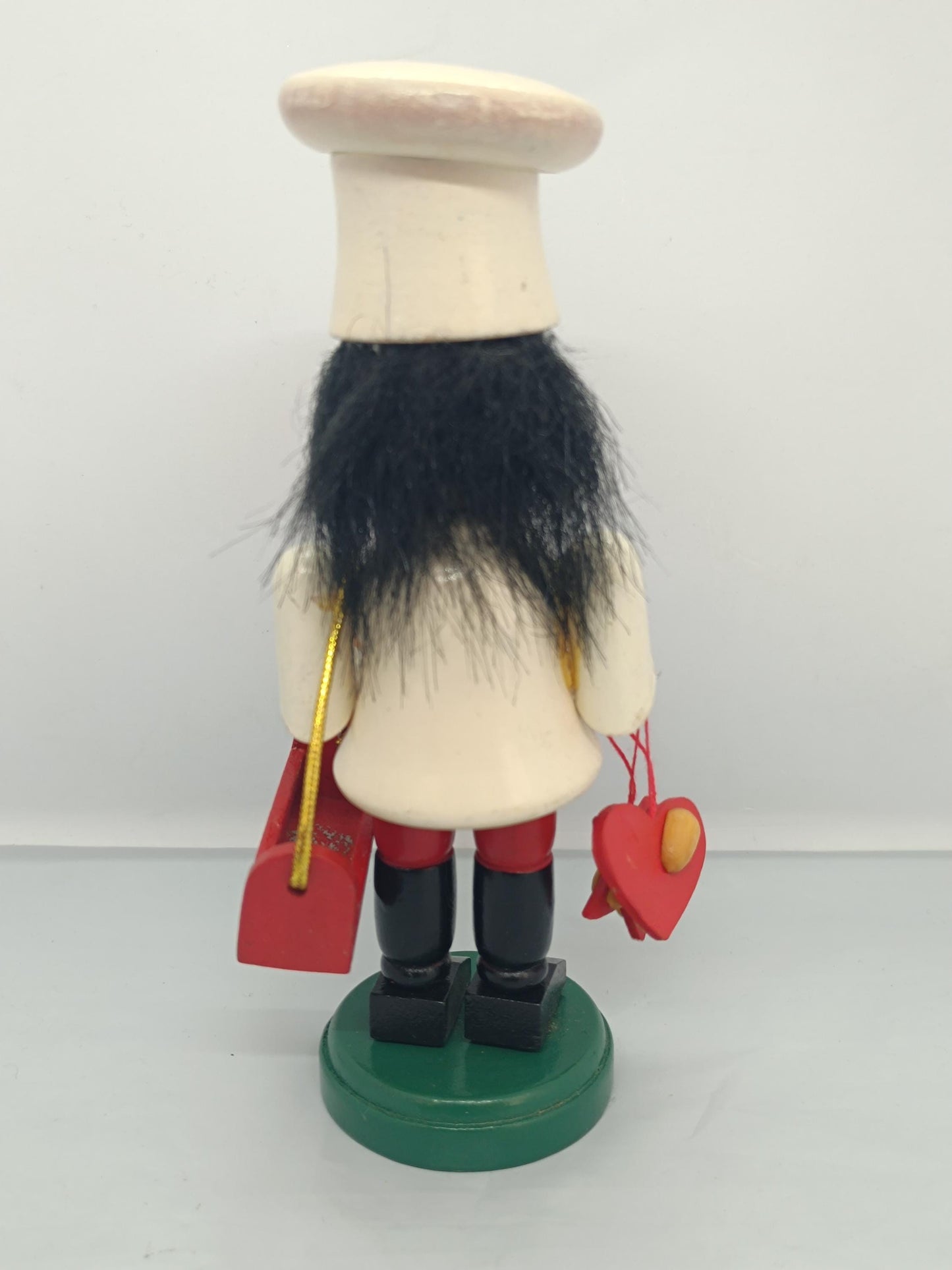 Vintage Wooden Erzgebirge Incense Smoker Chef Raucher 17 cm