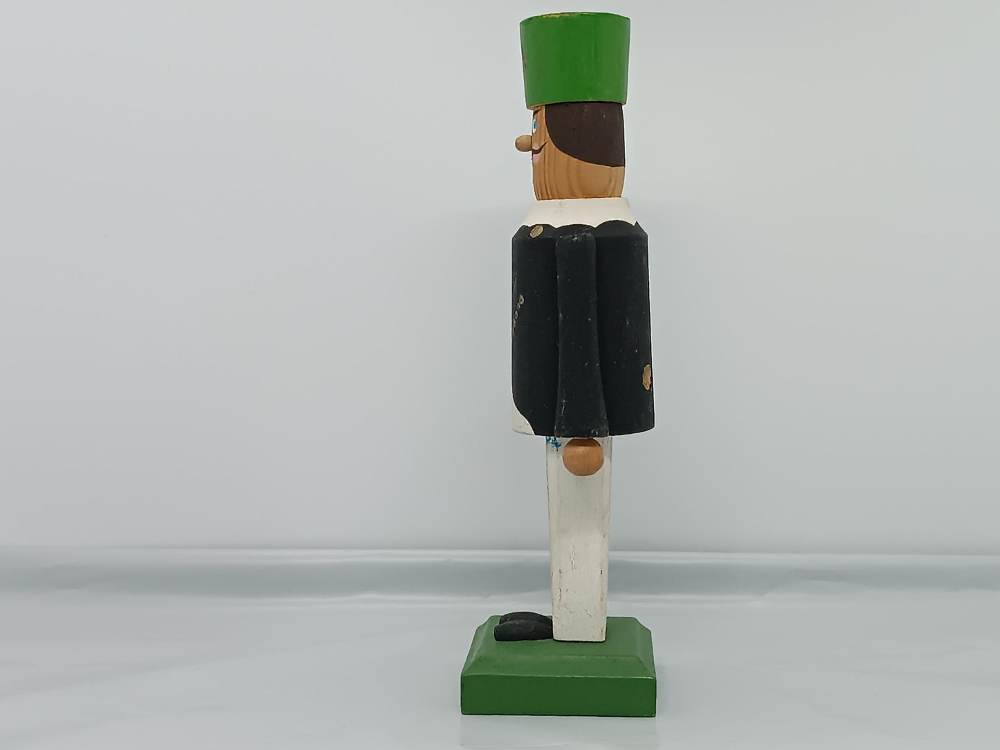 Vintage Wooden Erzgebirge Incense Smoker Miner Smoker Raucher 17 cm