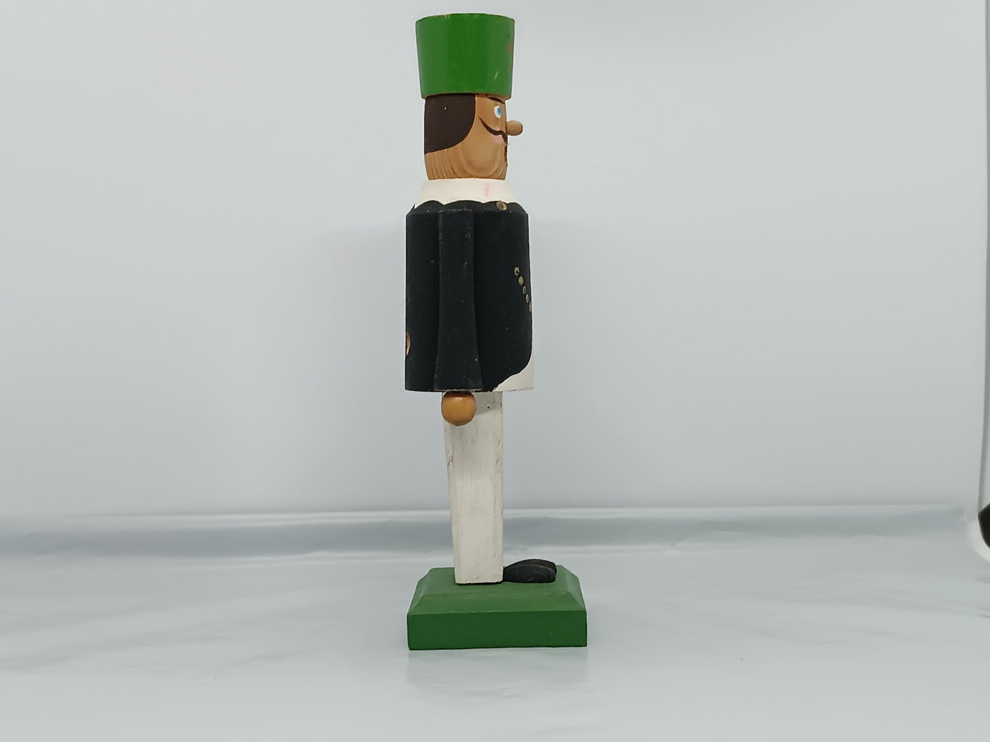 Vintage Wooden Erzgebirge Incense Smoker Miner Smoker Raucher 17 cm